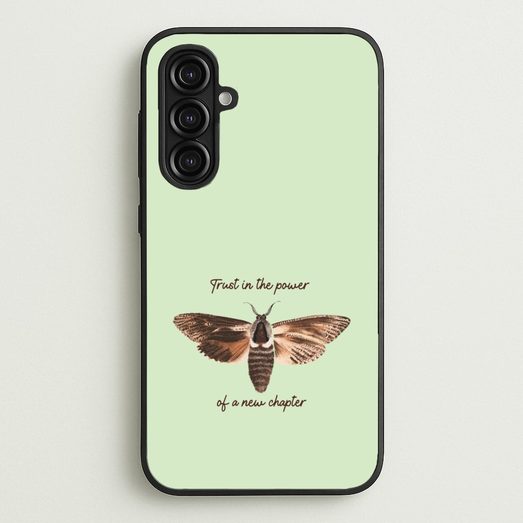 Trust In The Power Of A New Chapter - Patterns Phone Case for Galaxy A16