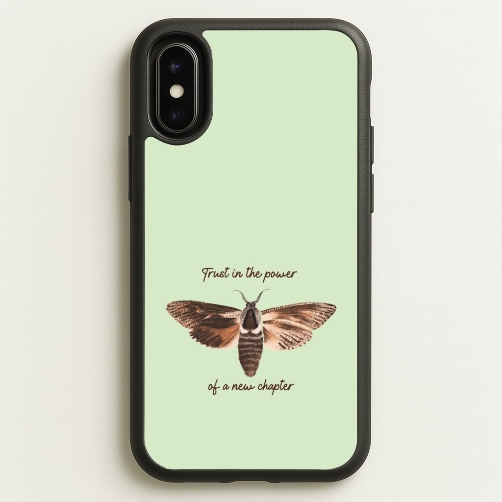 Trust In The Power Of A New Chapter - Patterns Phone Case for iPhone X / XS