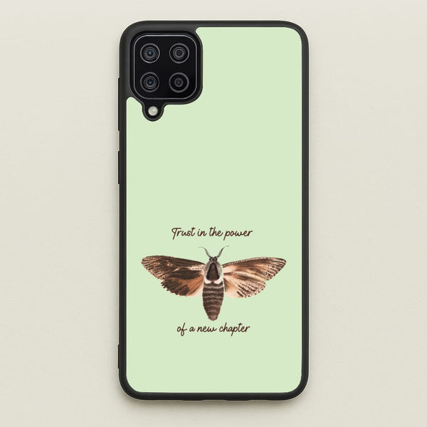 Trust In The Power Of A New Chapter - Patterns Phone Case for Galaxy A12