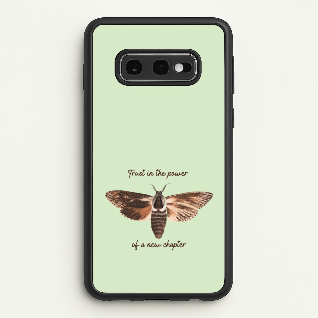 Trust In The Power Of A New Chapter - Patterns Phone Case for Galaxy S10e