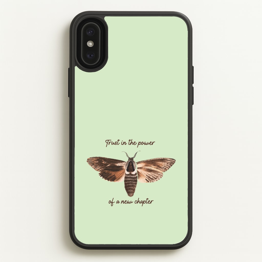 Trust In The Power Of A New Chapter - Patterns Phone Case for iPhone XS Max