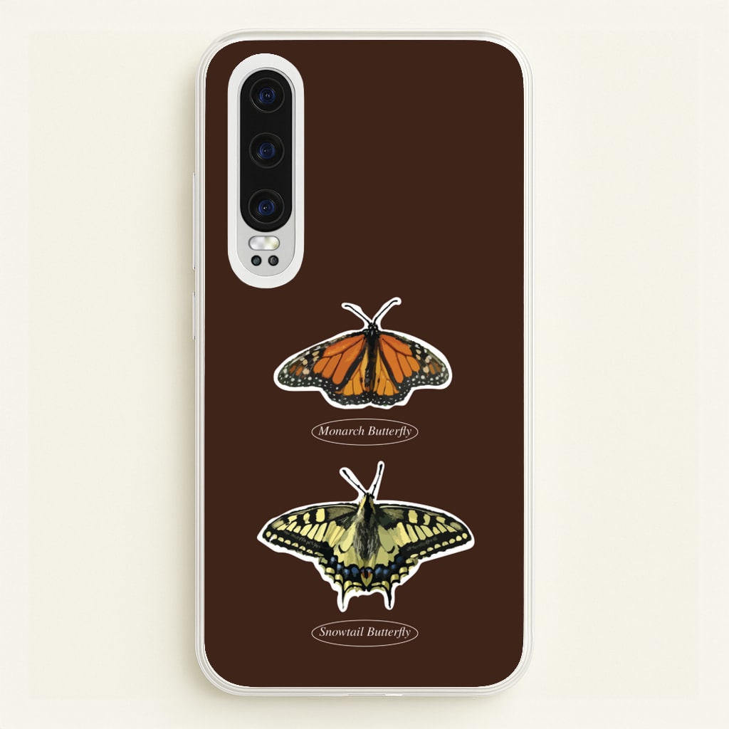 Butterfly Species Collage - Patterns Phone Case for Huawei P30