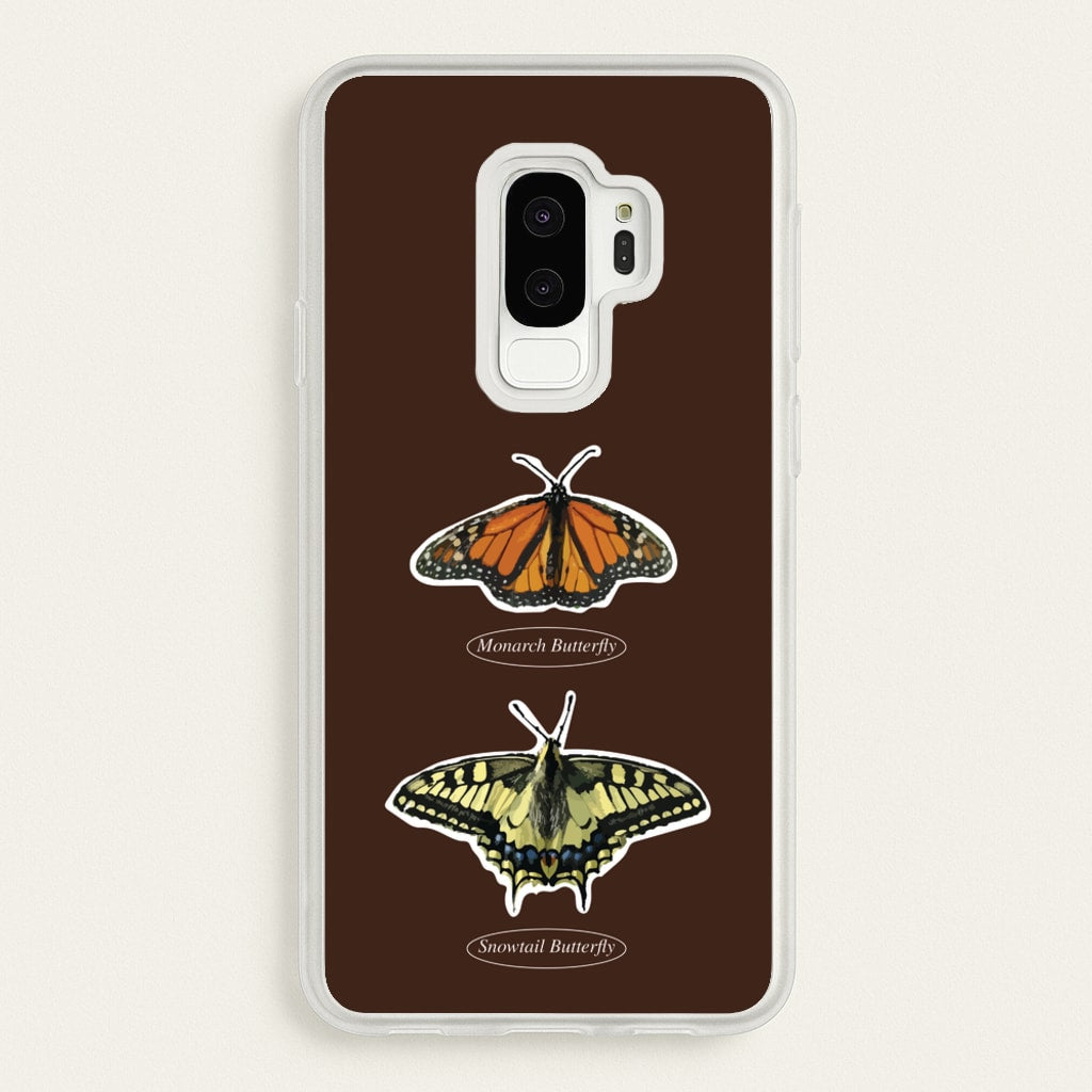 Butterfly Species Collage - Patterns Phone Case for Galaxy S9 Plus
