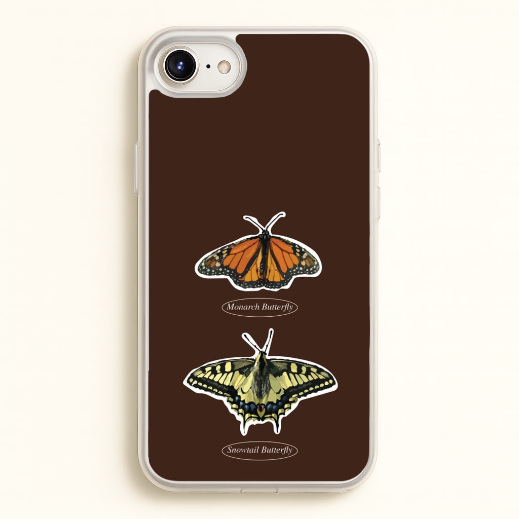 Butterfly Species Collage - Patterns Phone Case for iPhone 6 Plus / 7 Plus / 8 Plus