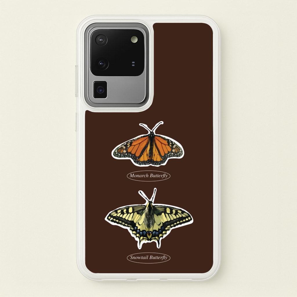 Butterfly Species Collage - Patterns Phone Case for Galaxy S20 Ultra