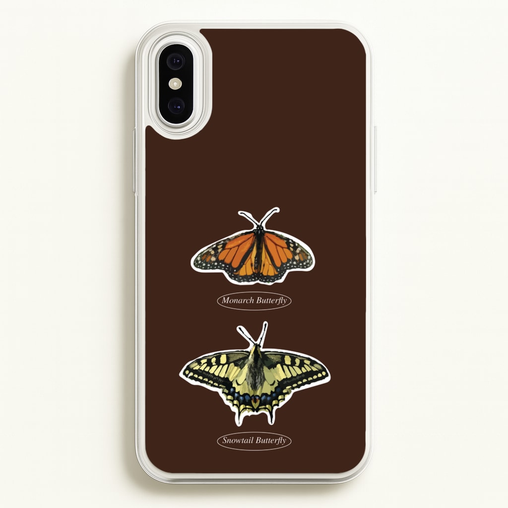 Butterfly Species Collage - Patterns Phone Case for iPhone XS Max