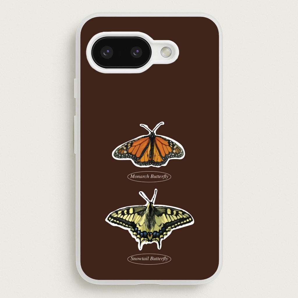 Butterfly Species Collage - Patterns Phone Case for Google Pixel 9a