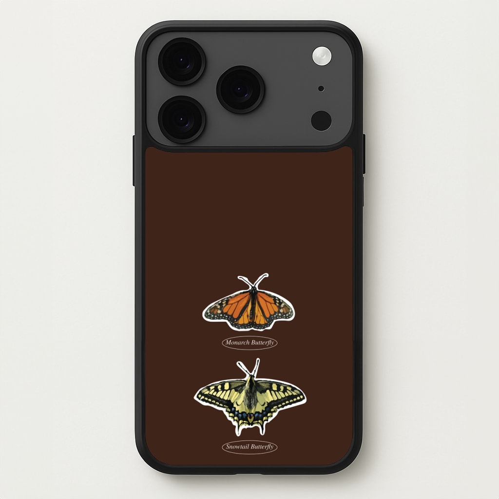 Butterfly Species Collage Phone Case for iPhone 17 Pro