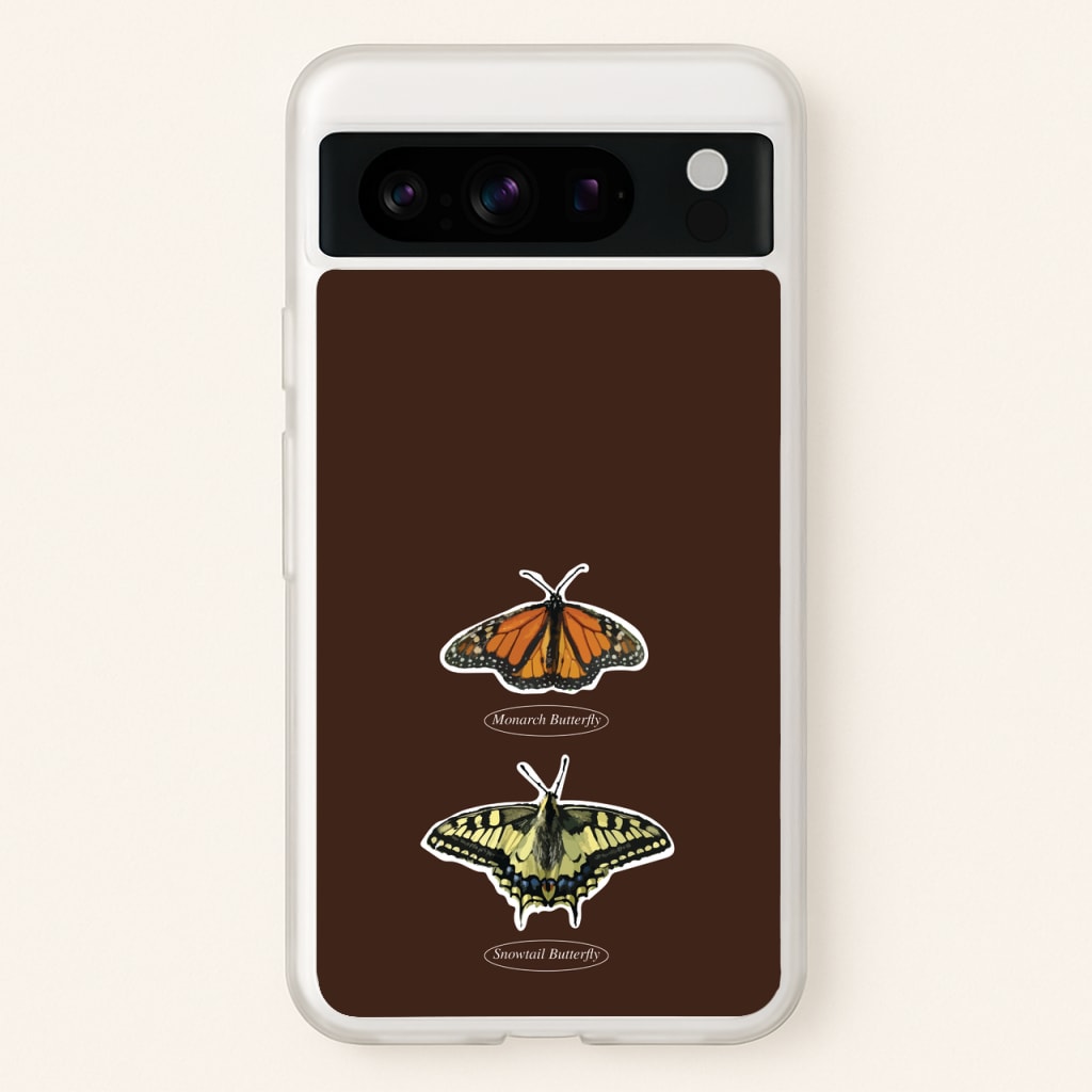 Butterfly Species Collage - Patterns Phone Case for Google Pixel 8 Pro