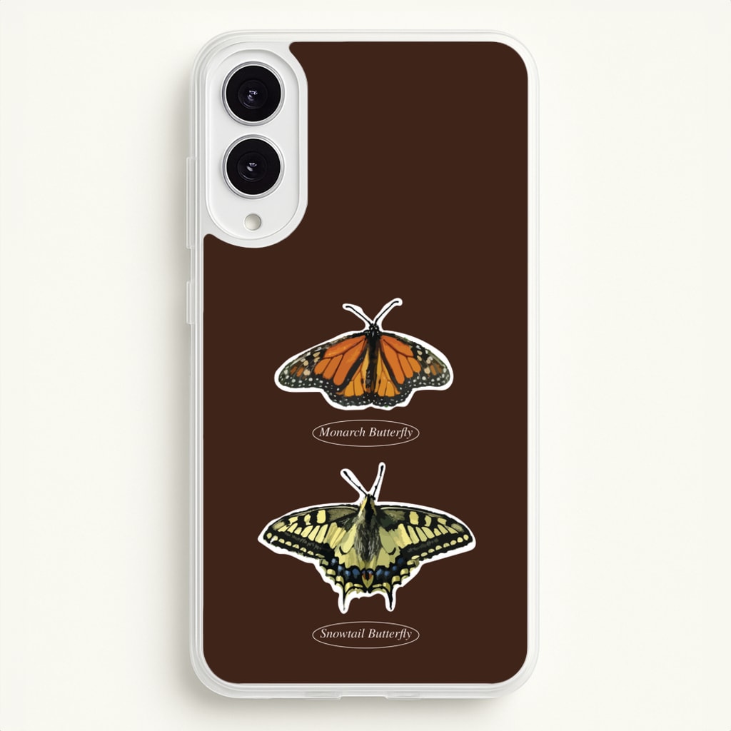 Butterfly Species Collage - Patterns Phone Case for Galaxy S25 Edge