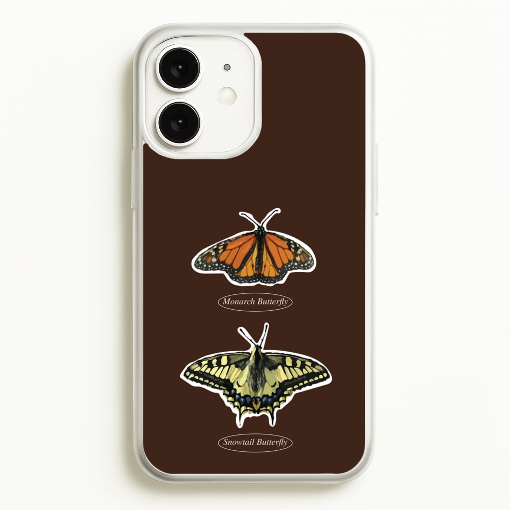 Butterfly Species Collage - Patterns Phone Case for iPhone 11