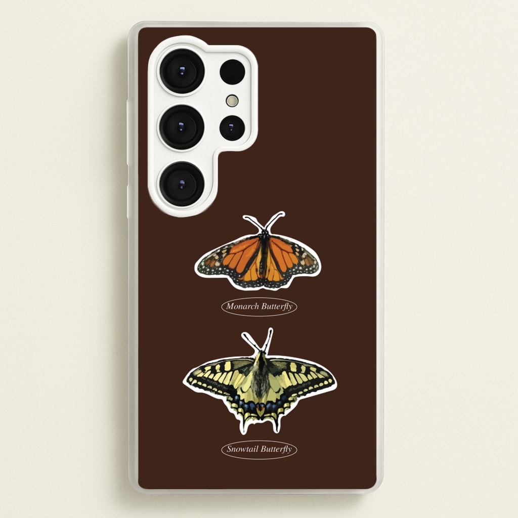 Butterfly Species Collage - Patterns Phone Case for Galaxy S25 Ultra