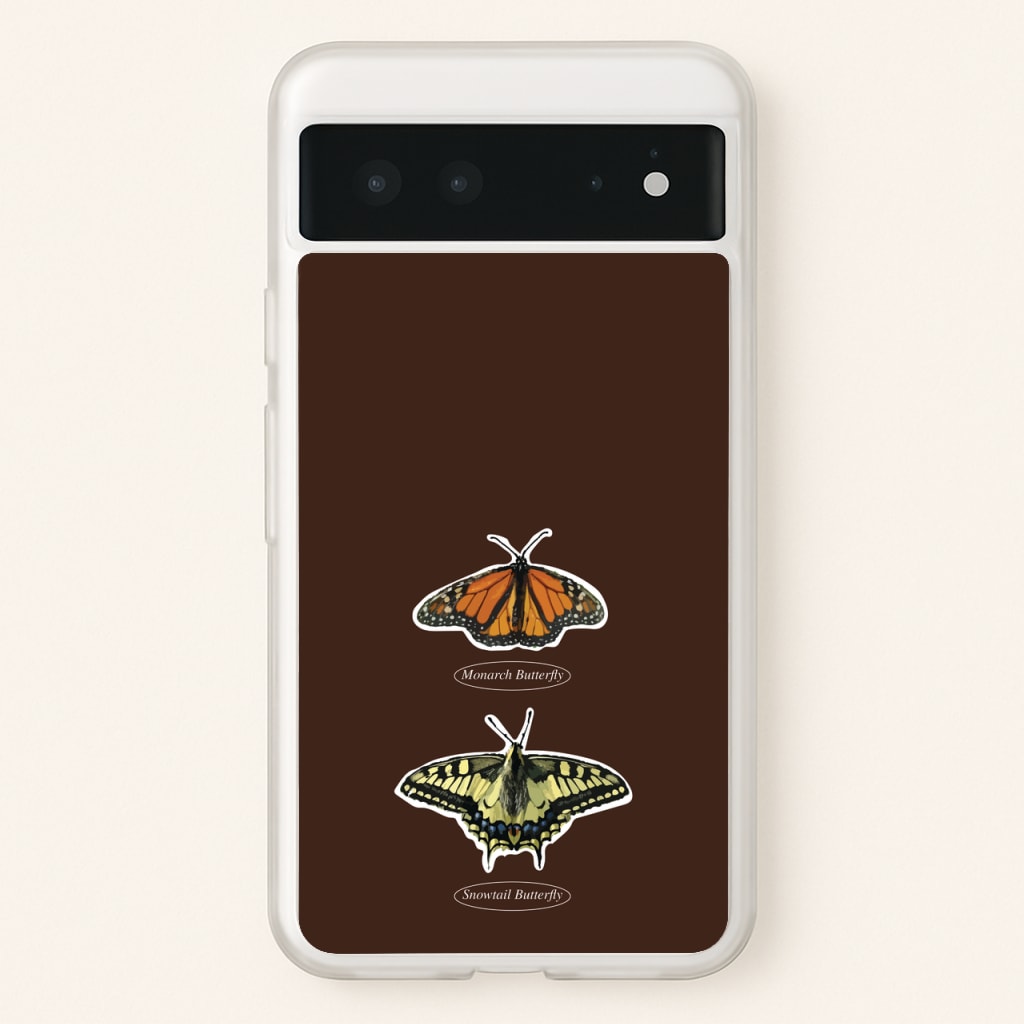 Butterfly Species Collage - Patterns Phone Case for Google Pixel 6