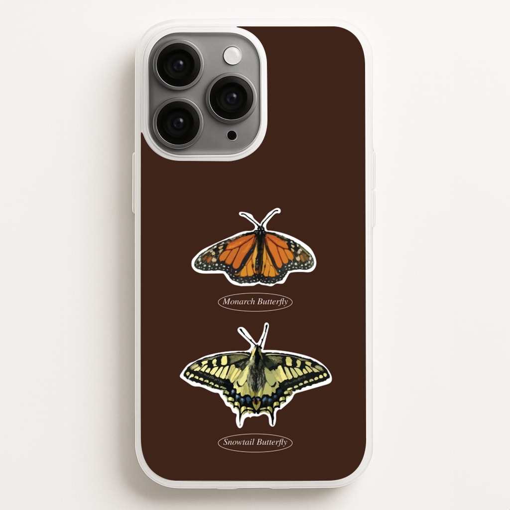 Butterfly Species Collage - Patterns Phone Case for iPhone 11 Pro Max