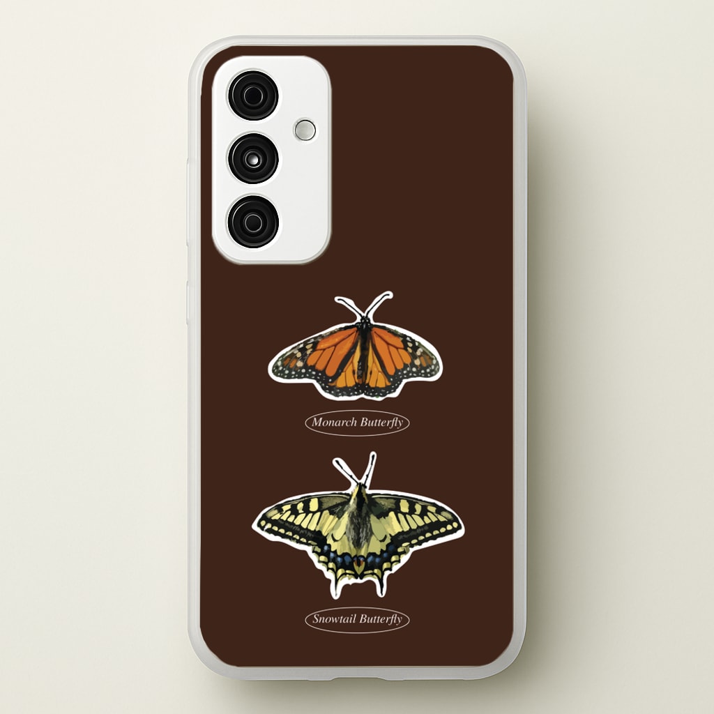 Butterfly Species Collage - Patterns Phone Case for Galaxy A15