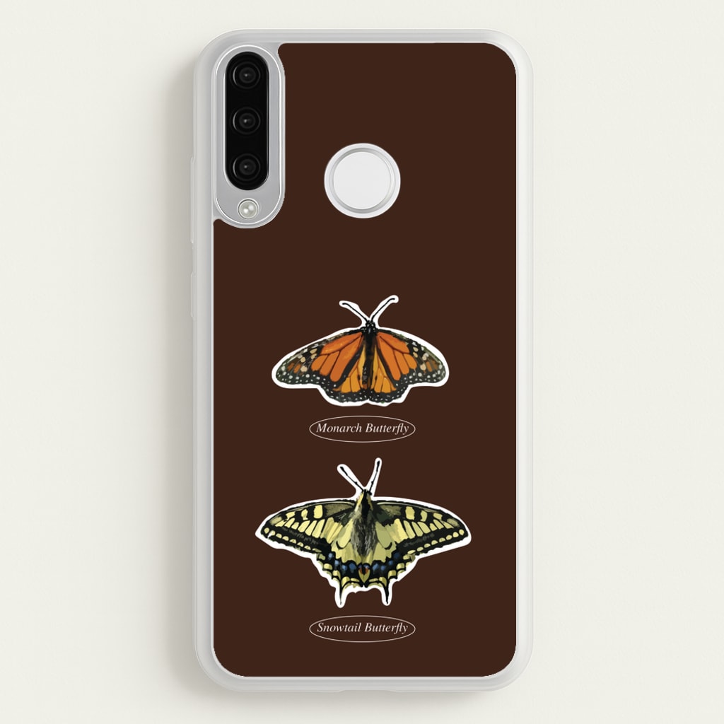 Butterfly Species Collage - Patterns Phone Case for Huawei P30 Lite