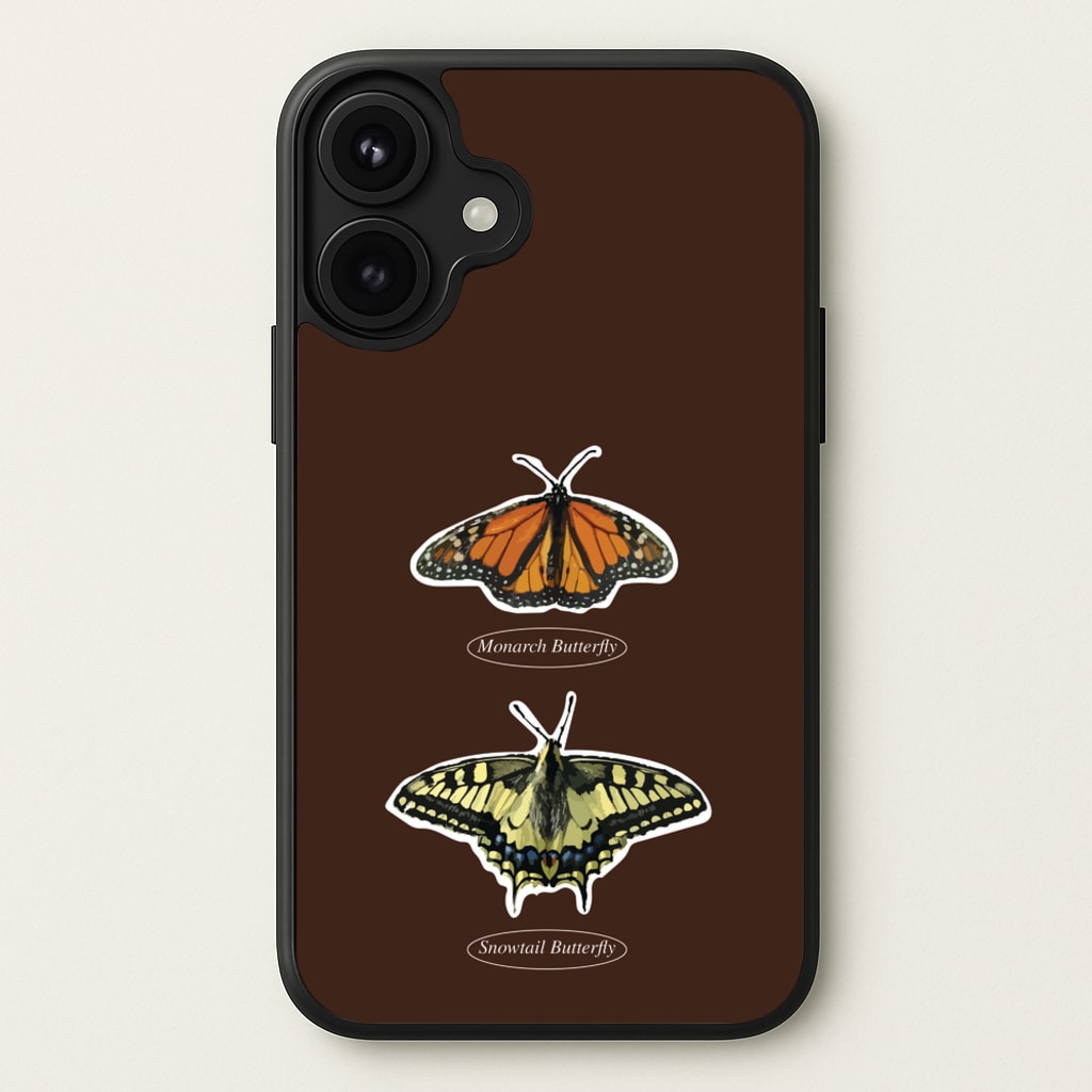 Butterfly Species Collage Phone Case for iPhone 17