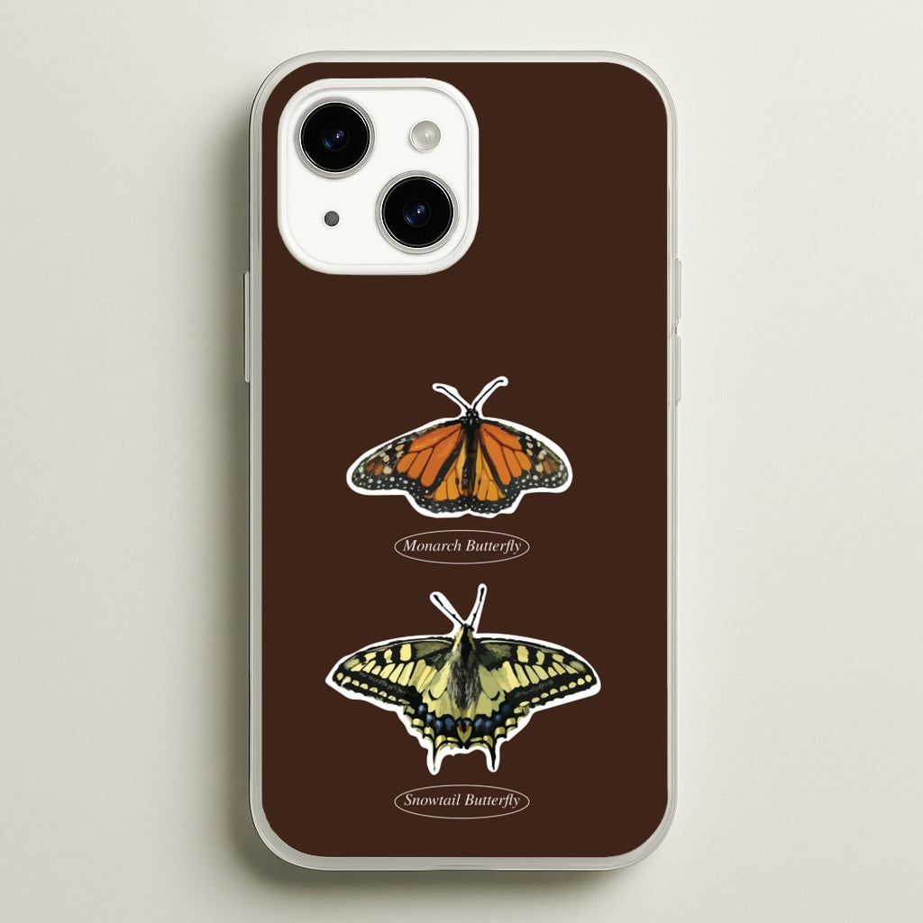 Butterfly Species Collage - Patterns Phone Case for iPhone 15