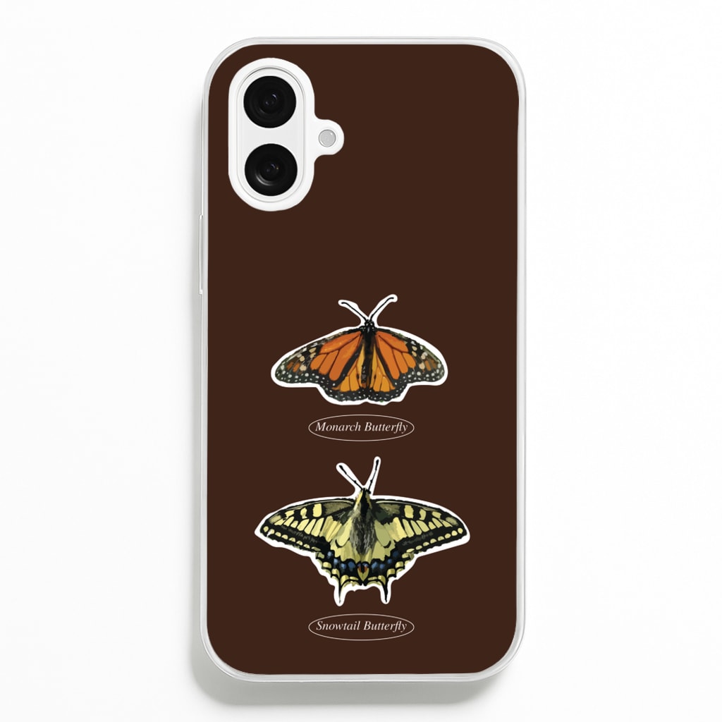 Butterfly Species Collage - Patterns Phone Case for iPhone 16 Plus