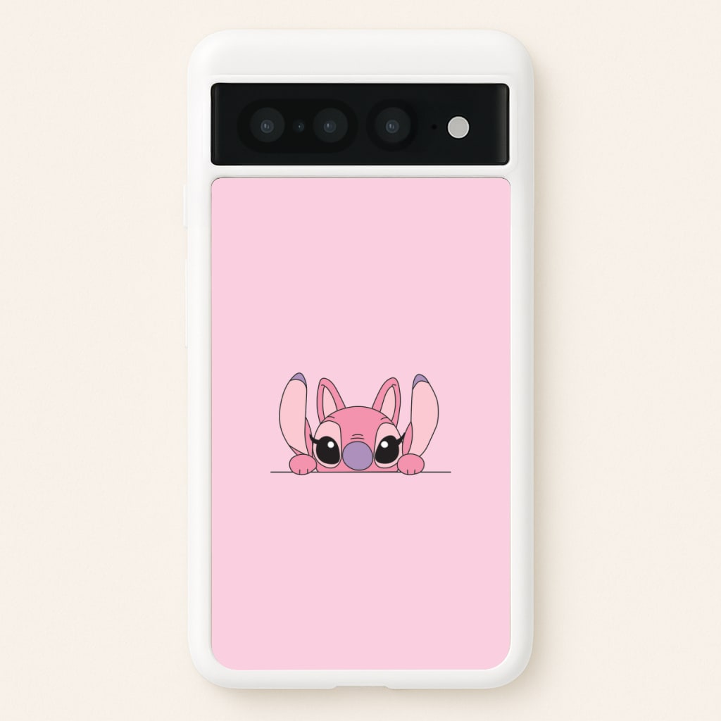 Angel Leaning - Pink Alien - Angel Stitch Phone Case for Google Pixel 7 Pro