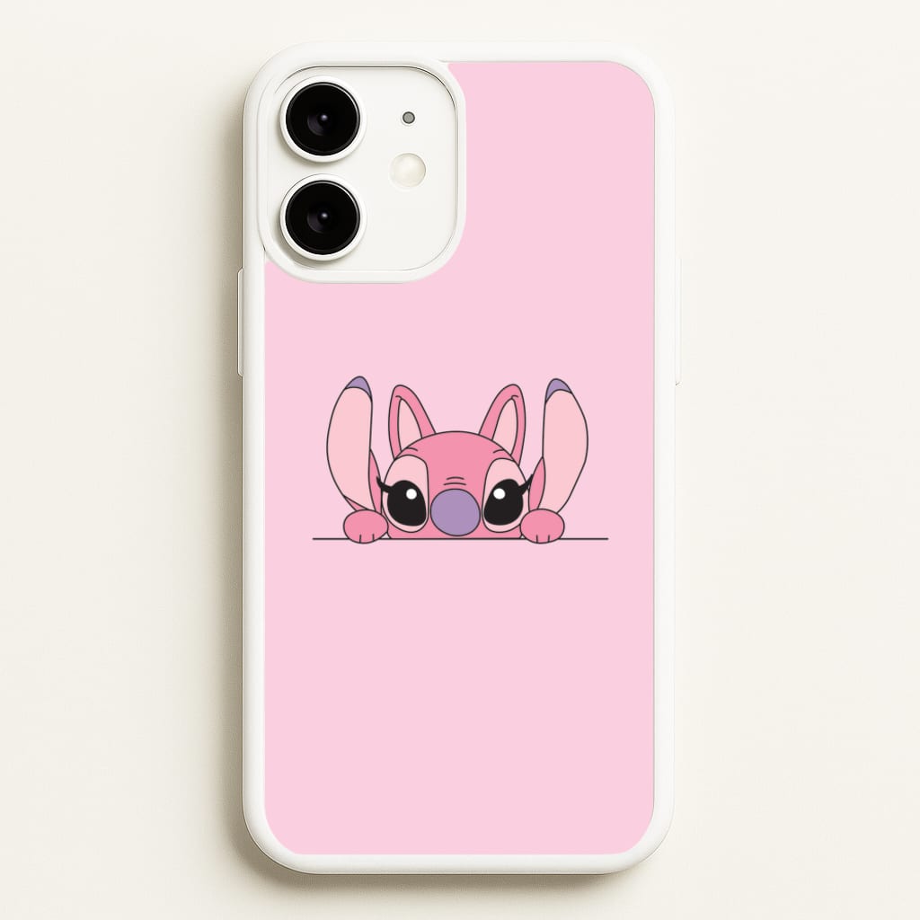 Angel Leaning - Pink Alien - Angel Stitch Phone Case for iPhone 11