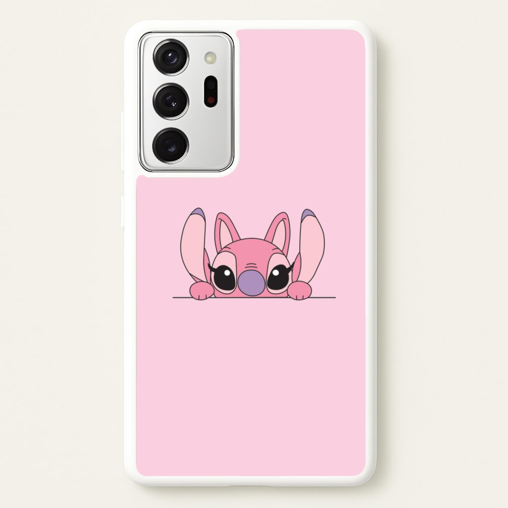 Angel Leaning - Pink Alien - Angel Stitch Phone Case for Galaxy Note 20 Ultra
