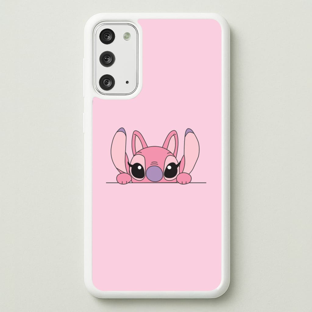 Angel Leaning - Pink Alien - Angel Stitch Phone Case for Galaxy Note 20