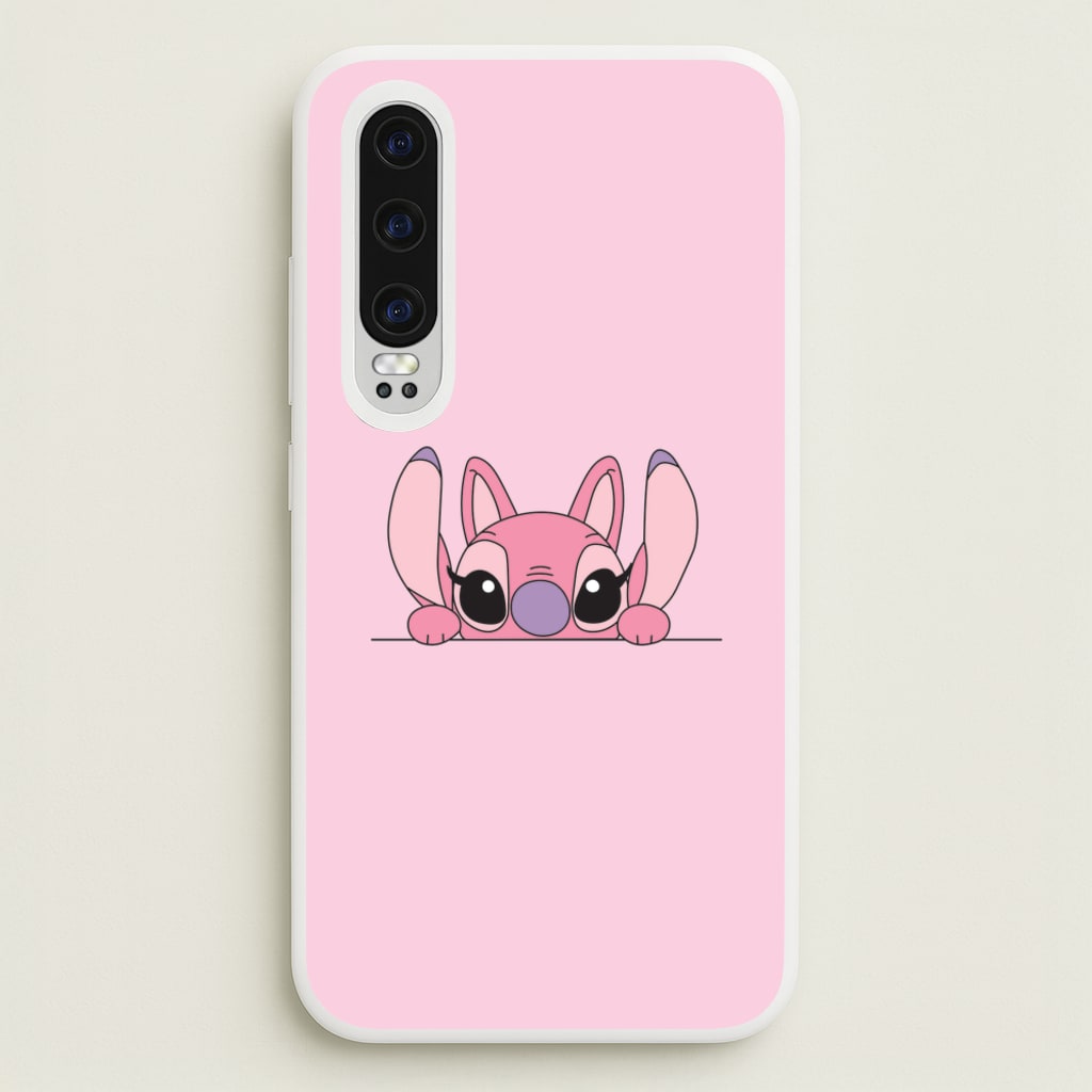 Angel Leaning - Pink Alien - Angel Stitch Phone Case for Huawei P30