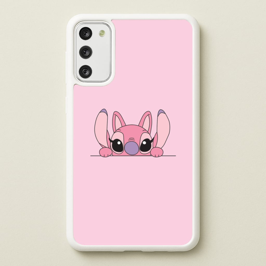 Angel Leaning - Pink Alien - Angel Stitch Phone Case for Galaxy S20FE