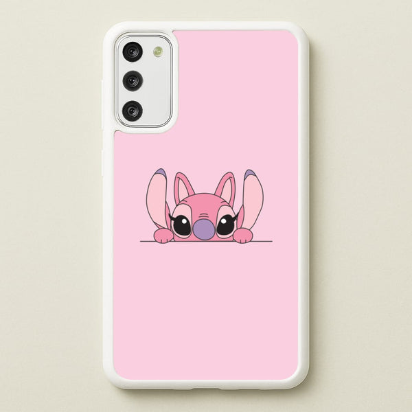 Angel Leaning - Pink Alien - Angel Stitch Phone Case for Galaxy S20FE