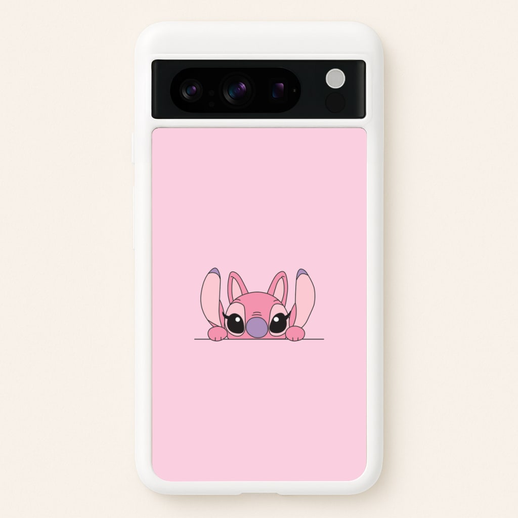 Angel Leaning - Pink Alien - Angel Stitch Phone Case for Google Pixel 8 Pro