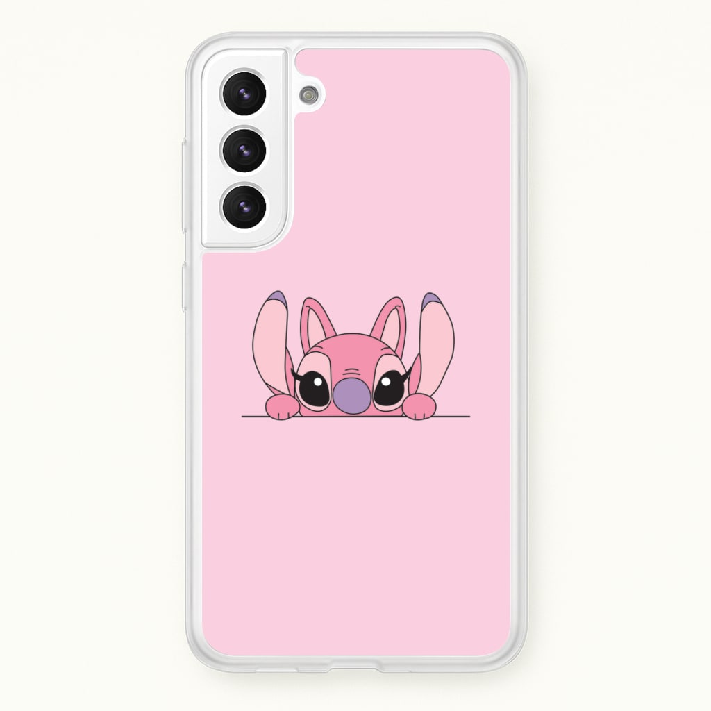 Angel Leaning - Pink Alien - Angel Stitch Phone Case for Galaxy S22 Plus