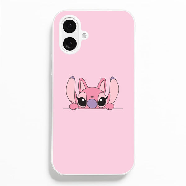 Angel Leaning - Pink Alien - Angel Stitch Phone Case for iPhone 16 Plus