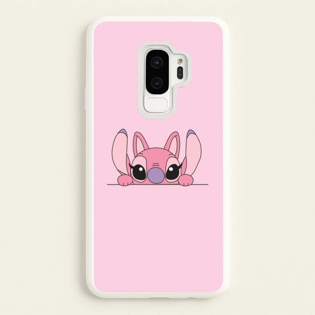 Angel Leaning - Pink Alien - Angel Stitch Phone Case for Galaxy S9 Plus