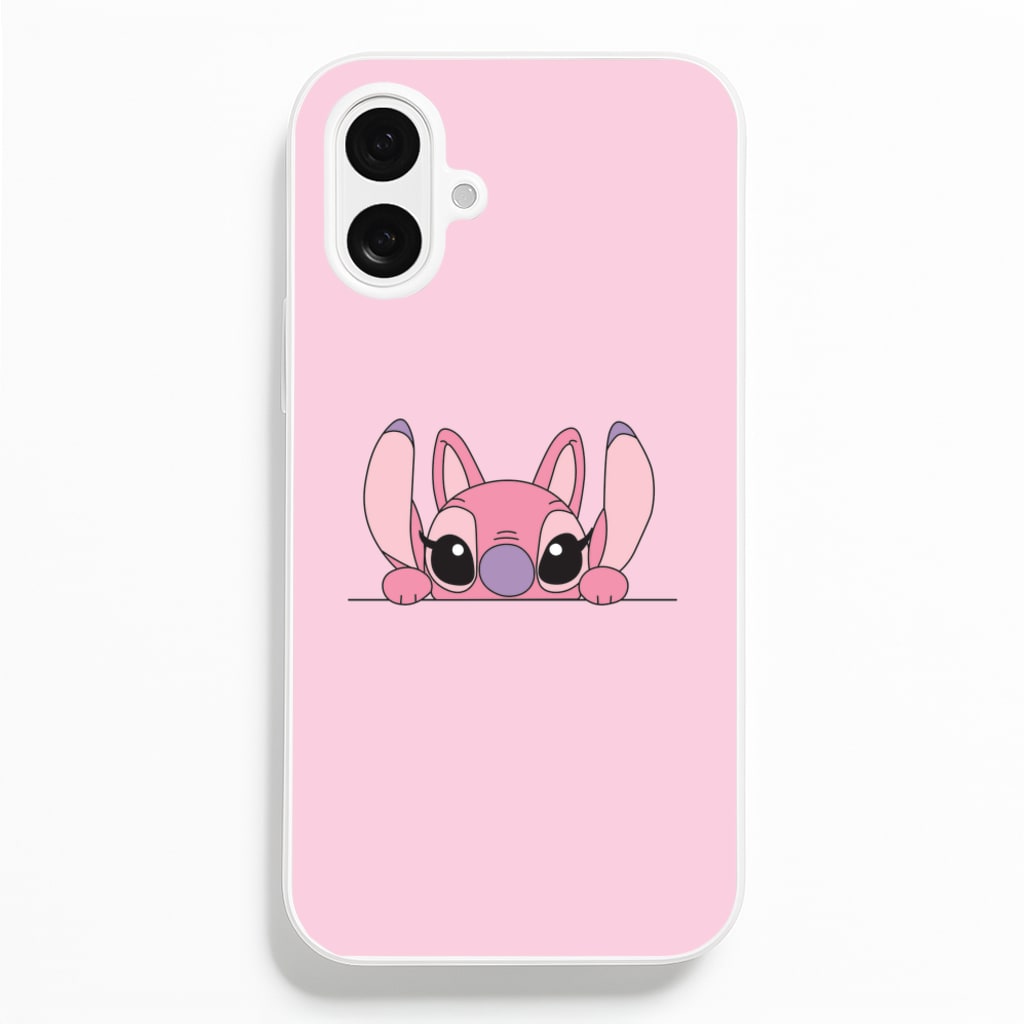 Angel Leaning - Pink Alien Phone Case