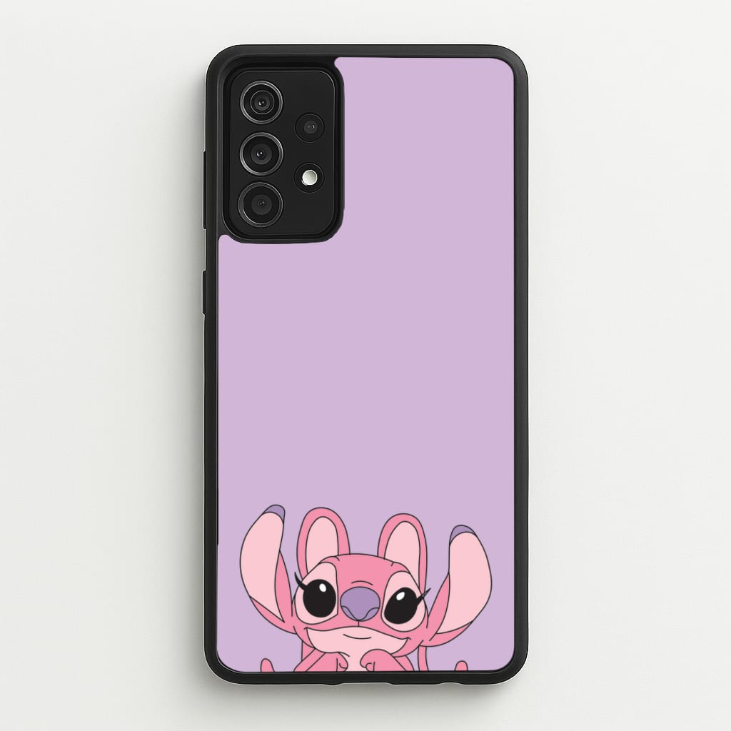 Gazing - Pink Alien - Angel Stitch Phone Case for Galaxy A52 / A52s