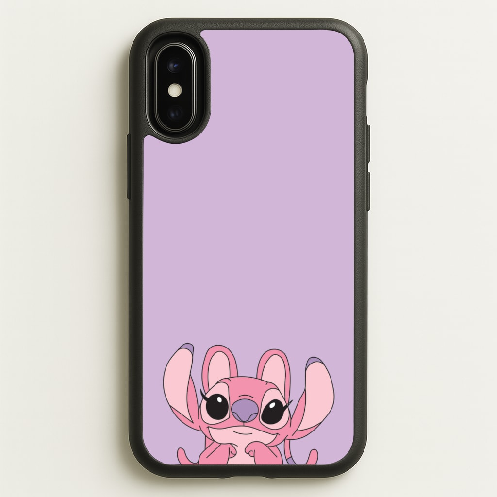 Gazing - Pink Alien - Angel Stitch Phone Case for iPhone X / XS
