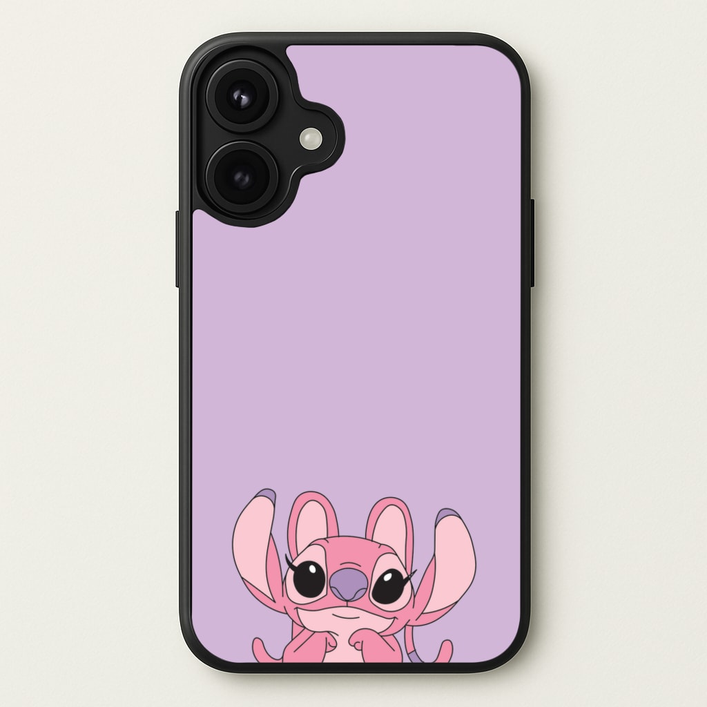 Gazing - Pink Alien Phone Case for iPhone 17
