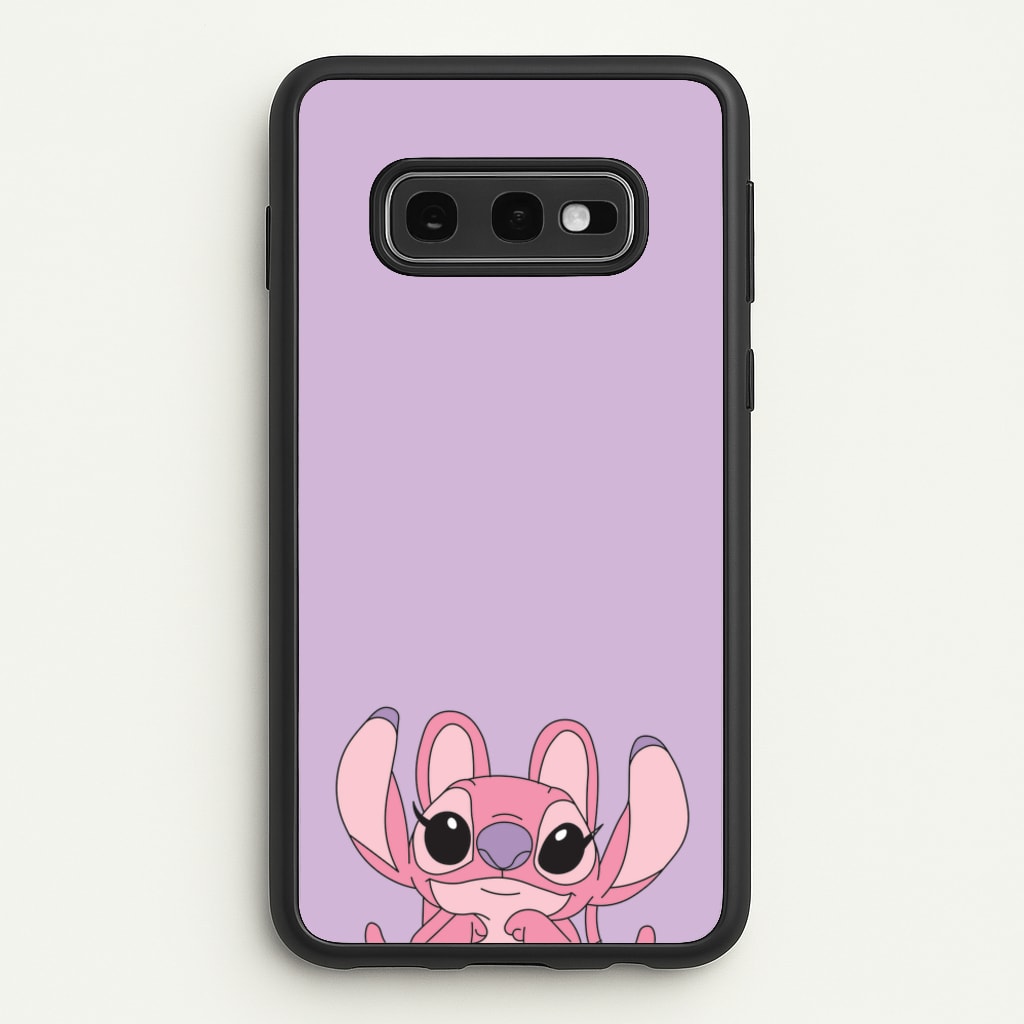 Gazing - Pink Alien - Angel Stitch Phone Case for Galaxy S10e