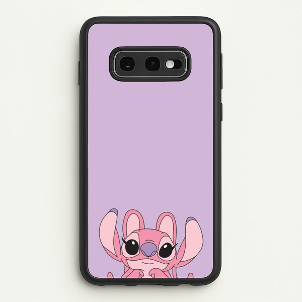 Gazing - Pink Alien - Angel Stitch Phone Case for Galaxy S10e