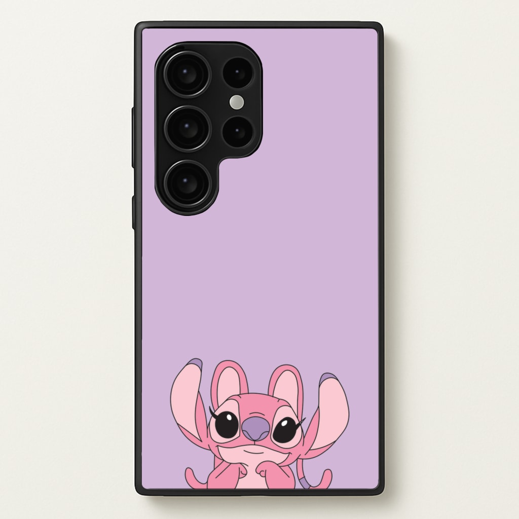 Gazing - Pink Alien - Angel Stitch Phone Case for Galaxy S24 Ultra