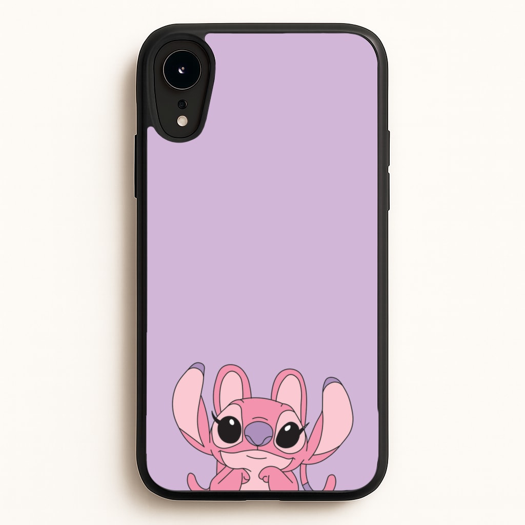 Gazing - Pink Alien - Angel Stitch Phone Case for iPhone XR