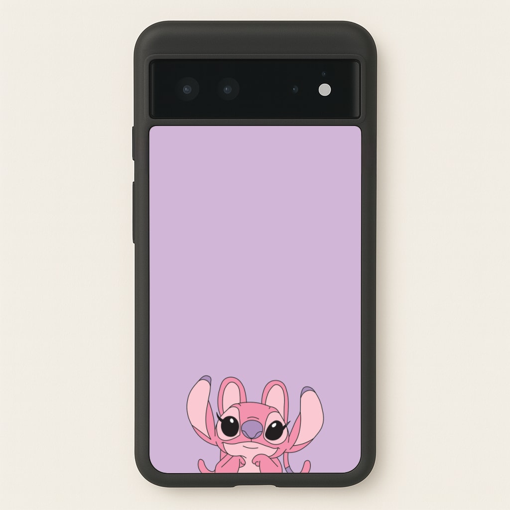 Gazing - Pink Alien - Angel Stitch Phone Case for Google Pixel 6
