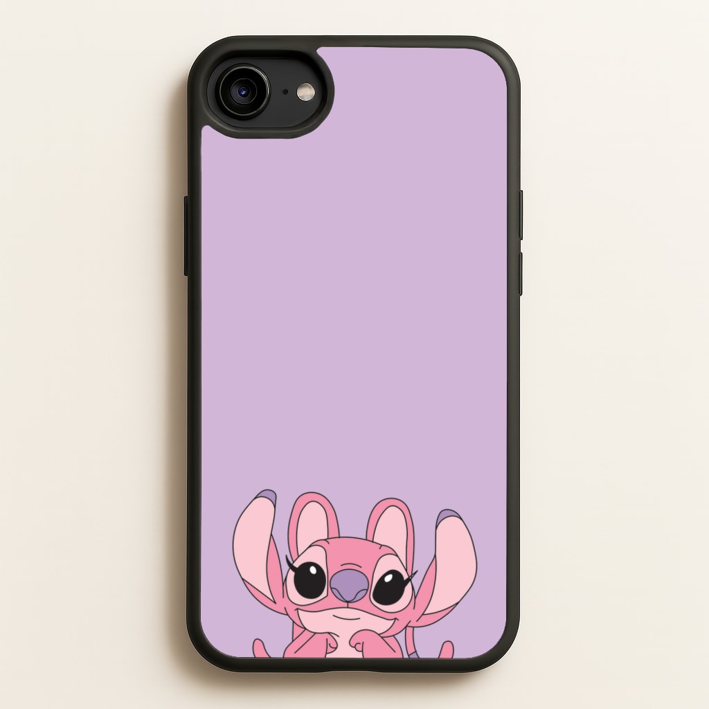 Gazing - Pink Alien - Angel Stitch Phone Case for iPhone 6 / 7 / 8 / SE