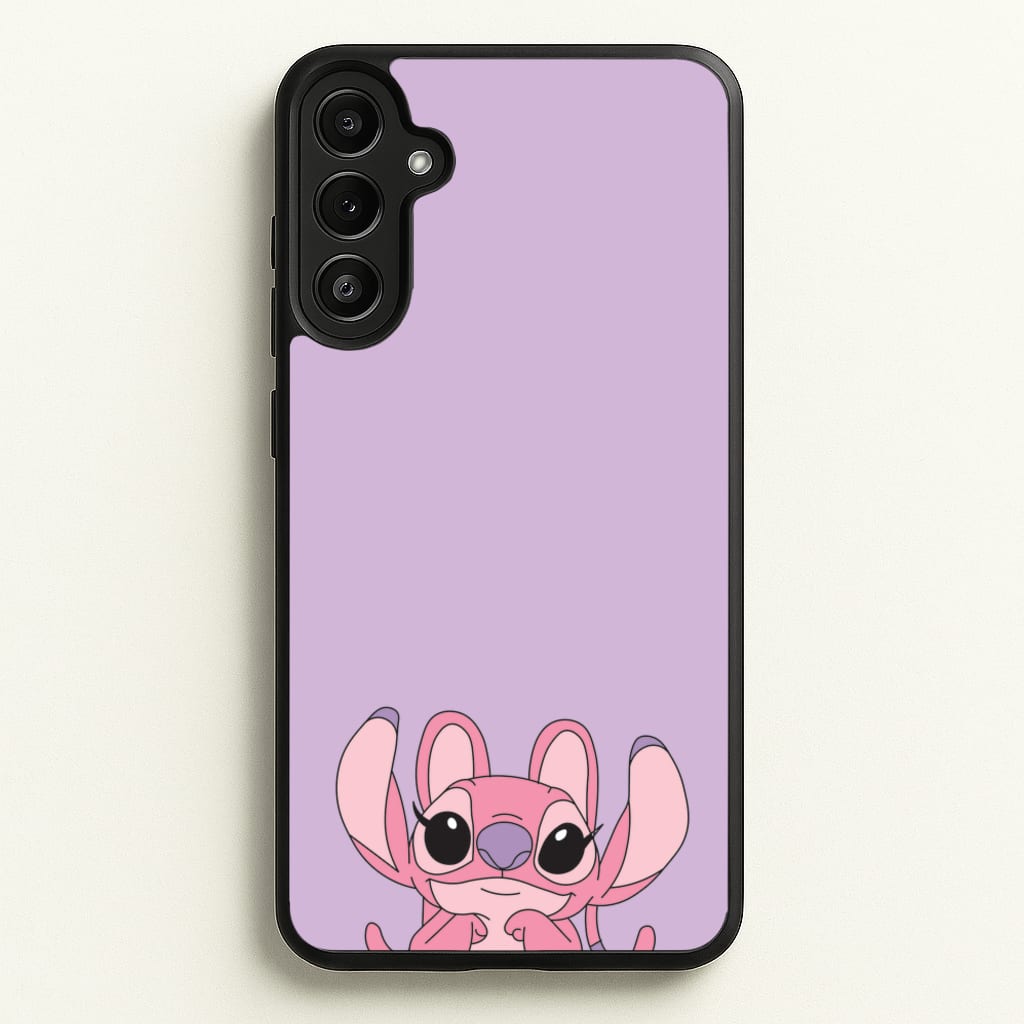 Gazing - Pink Alien - Angel Stitch Phone Case for Galaxy A34