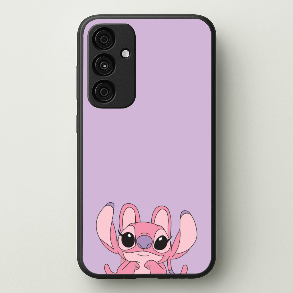 Gazing - Pink Alien - Angel Stitch Phone Case for Galaxy A35
