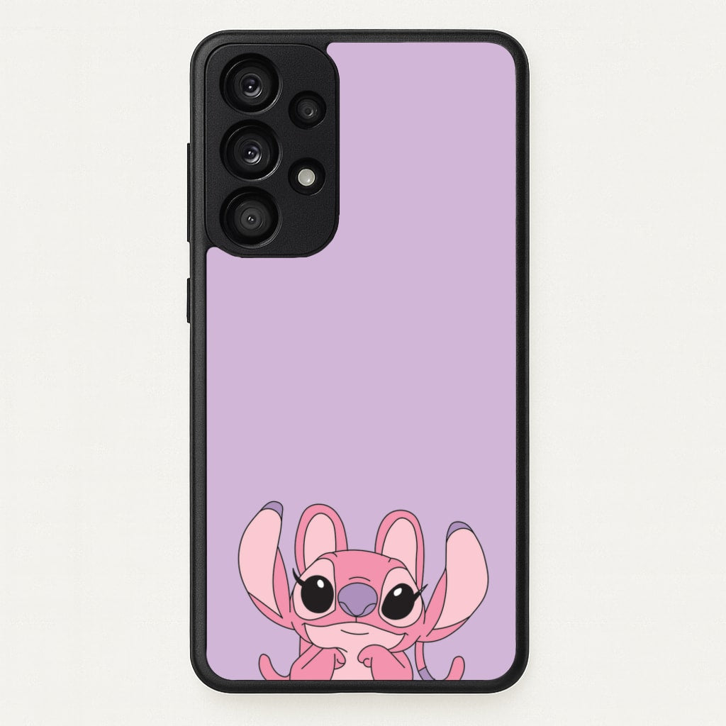 Gazing - Pink Alien - Angel Stitch Phone Case for Galaxy A53