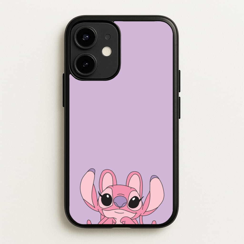 Gazing - Pink Alien - Angel Stitch Phone Case for iPhone 12 / 12 Pro