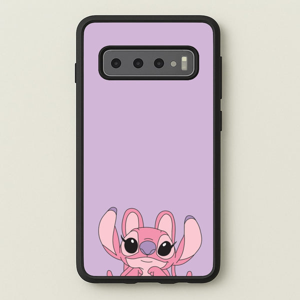 Gazing - Pink Alien - Angel Stitch Phone Case for Galaxy S10
