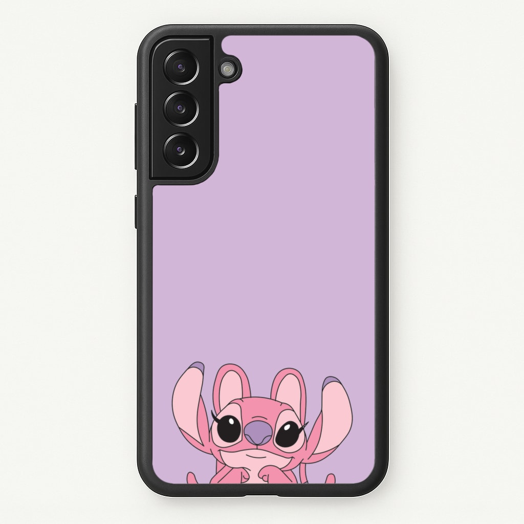 Gazing - Pink Alien - Angel Stitch Phone Case for Galaxy S21